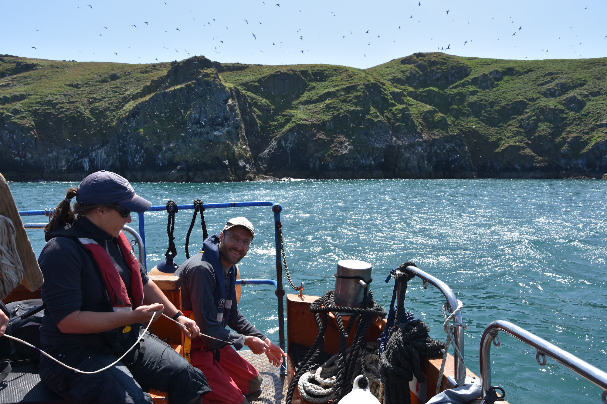 Dr. Joe Ironside conducts population genetics fieldwork in the Irish Sea for Ecostructure.